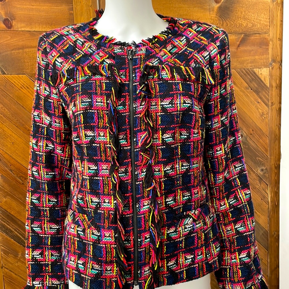 Trina Turk multi-color blazer
